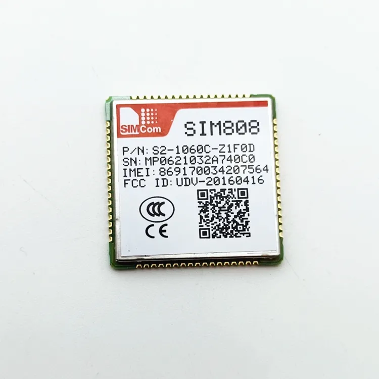 SIMCOM modulo 2G GSM senza fili SIM808 Quad-Band GSM GPRS GNSS Modulo SMS SIM 808