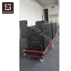 Altavoces de matriz de línea de audio y vídeo profesionales duales de 10 pulgadas, sistemas PA con amplificador de 600W para uso en exteriores - Product Image 5