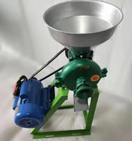 Broyeur commercial humide 100 KG/H broyeur de grains de maïs sec broyage de farine de blé moulin à farine broyeur de grains secs et humides