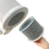 Filtre à charbon actif pour l'élimination de 98 % du formaldéhyde, filtre HEPA pour aspirateur à poussière d'ongles, cartouche de filtration efficace pour la purification des gaz toxiques