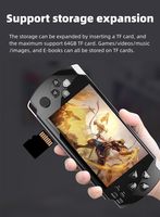 Console de jeu vidéo rétro X6 avec écran, jeux intégrés, console de jeu portable, plusieurs émulateurs, mini appareil de jeu portable, sortie TV