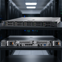 Nuevo Servidor en Rack Dell PowerEdge R6515 1U con Procesador AMD EPYC, Servidor Empresarial para Centro de Datos de Computación en la Nube, Precio Según Se Requiera