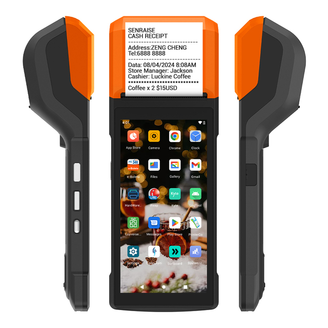 5.5/8Inch Android 13 Smart Touch Screen Pos System Device 4-Core Mobile Handheld Portable Pos Terminal with Printer
