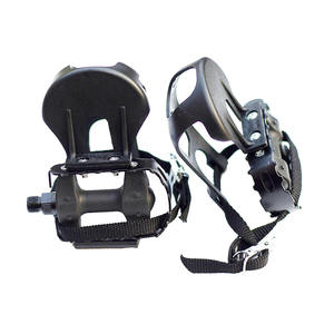 Pedal de Bicicleta Ergométrica com Clipe para os Dedos e Correias Antiderrapantes, Pedal de Bicicleta para Exercícios 9/16 ou 1/<span class=keywords><strong>2</strong></span> Polegadas, Peças para Bicicleta - Product Image 3