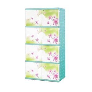 4 de plástico grande del paño del bebé organizador del cajón - Product Image 1
