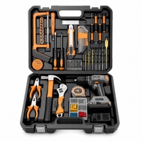 Ensemble perceuse électrique 12V 21V avec boîte à outils pour réparation de matériel