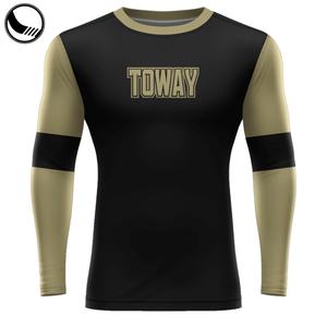 Maillot de compression MMA à manches courtes, imprimé par sublimation, respirant, protection UPF50+ - Product Image 2