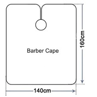 Cape de salon imperméable en polyester de haute qualité, professionnelle, anti-adhésive, pour la coupe de cheveux, la coiffure, cape de barbier noire avec logo personnalisé
