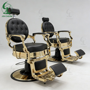 เก้าอี้ตัด<span class=keywords><strong>ผม</strong></span>ชายแบบเอนได้สไ<span class=keywords><strong>ต</strong></span>ล์เรโทร ราคาขายส่ง และเก้าอี้<span class=keywords><strong>ต</strong></span>ัด<span class=keywords><strong>ผม</strong></span>สีดำทันสมัยคุณภาพสูงยี่ห้อจินเฉิงสีทอง 1 ชุด - Product Image 3