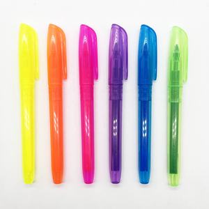 Vente en gros en Chine de stylo marqueur 6 couleurs <span class=keywords><strong>pastel</strong></span> <span class=keywords><strong>pas</strong></span> <span class=keywords><strong>cher</strong></span> fantaisie surligneur à faible odeur pour fournitures de bureau et d'école - Product Image 2