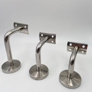 Soportes de tubo de pasamanos de acero inoxidable para montaje en pared cepillado SANON SS304 316 - Product Image 1