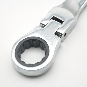 Professional Tools <strong>Ratchet</strong> <strong>Wrench</strong> 8-19mm Hand Tools Chromed Gear Spanner Flexible Head Combination Ratcheting Action <strong>Wrench</strong> - Product Image 4