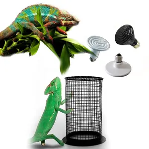 Pet Burn Prevention Reptile Lamp Anti Scald Screen Cover Mesh Lampshade