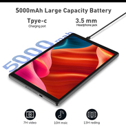Tabletas Android 15 de 8GB+256GB, 10.4 Pulgadas, Octa Core, Batería Grande, MTK8788V, Oficina, 5G, Wifi, Tablet PC para Negocios