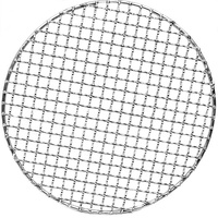 Grille ronde en acier inoxydable de 250mm pour barbecue Grille de cuisson à charbon de bois extérieure avec grilles de jambes Grille de cuisson à la vapeur peu encombrante