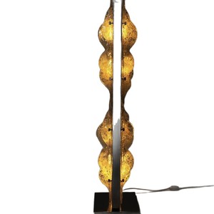 Lámpara de Pie de Vidrio de Arte Moderno con Fuente de Luz LED Tricolor Cambiable, Iluminación Decorativa para Sala de Estar y Dormitorio - Product Image 5