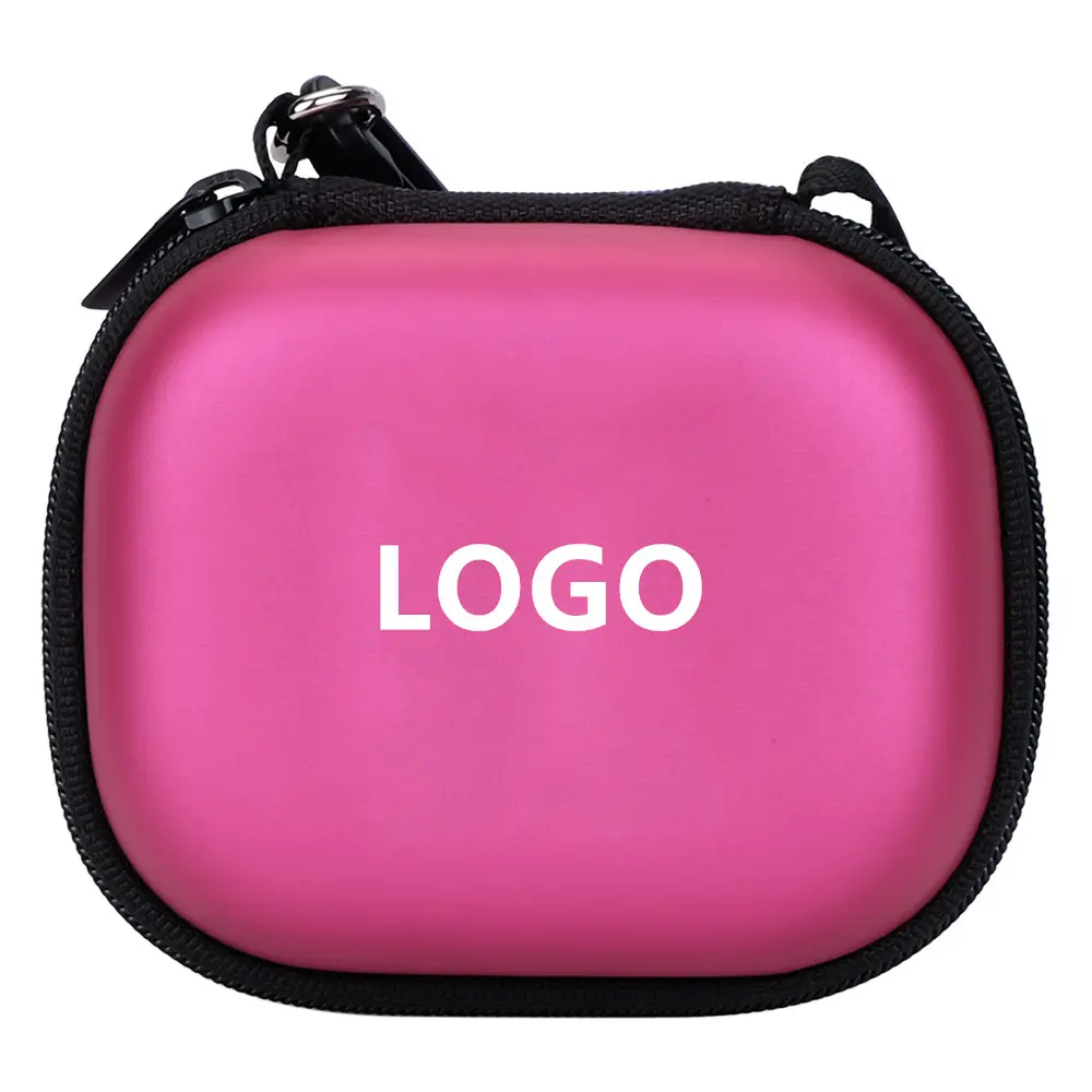 Hard Bag Fashion Design Small Mini Zipper Storage Pouch Bag EVA Hard Shell Earphone Carrying Case