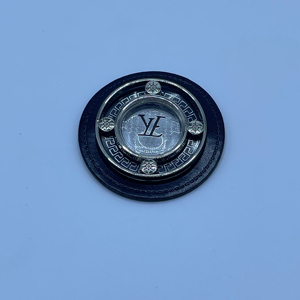 Étiquette métallique personnalisée pour vêtements, impression par transfert thermique, pour t-shirts, avec <span class=keywords><strong>logo</strong></span>, taille et marque, pour vêtements de créateur - Product Image 1