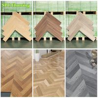 Parquet en vinyle SPC à clipser Chevron 4mm 8mm, motif chevrons