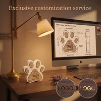 Fabricant de plaques commémoratives personnalisées en bois pour animaux de compagnie, fournisseur de panneaux commémoratifs avec empreintes de pattes, Vietnam