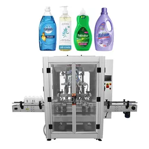 Yüksek verimlilik otomatik 500ml 700ml viskozite sıvı bulaşık yıkama sabun deterjan dolum makinesi