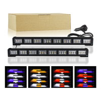 LED-Blitzlicht 48-W-Muster Modi Auto-Zigaretten anzünder 14 "36CM Autoverkehrs-Notlicht-Warn blink lampe IP65