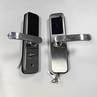 Serrure de porte électronique intelligente TTlock App TT Hotel, sans clé, avec mot de passe, stockage cloud, en acier inoxydable 304, pour portes en bois