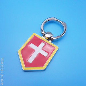 Metal Phone Ring Holder Zinc Alloy Enamel Logo <b>Desktop</b> <b>Stand</b> Customization Gift - Product Image 1