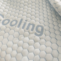 Nouveau tissu de matelas respirant résistant aux rayons UV, tricot en tissu Pe rafraîchissant pour la literie