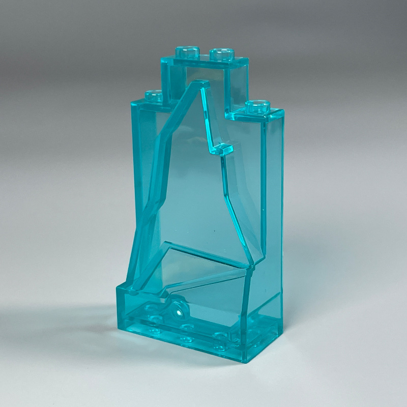 Azul claro transparente congelado