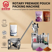 Poudre à laver personnalisée, poudre de protéines, poudre de jus, sel de bain, machine d'emballage préfabriquée à sachets debout