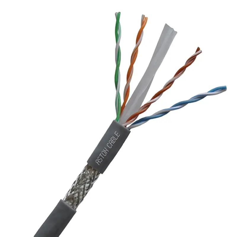 고품질 최고의 가격 26awg 24awg 305m 롤 4 쌍 실내 cat5 cat5e rj45 고양이 5e 이더넷 utp lan 네트워크 케이블