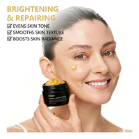 Crème Visage Anti-Âge Éclaircissante et Hydratante à la Vitamine C en Capsules, Atténue les Taches Brunes, Marque Privée, Vente en Gros