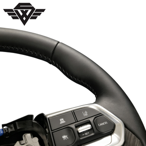Volante Clásico de Madera de Durazno con Orificios Grandes Personalizado, Apto para Toyota Highlander, Sienna, Crown, LC200, 300, Prado, Hilux - Product Image 5
