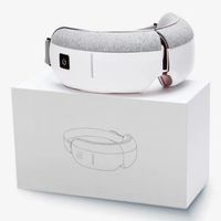 Masseur oculaire sans fil infrarouge avec fonction de physiothérapie, contrôle de la minuterie, fonction chauffante, nettoyage détachable et massage par pétrissage pour les yeux et les épaules