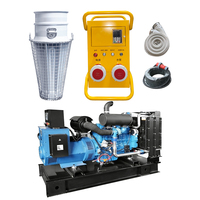 Pompes ultra haute pression pour drainage d'urgence en cas de tempête, 1000 m³/h, traitement de l'eau et groupe électrogène diesel haute tension à châssis ouvert