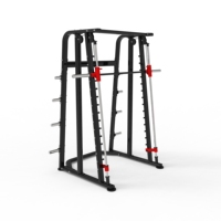 Machine Smith en acier robuste, cage de musculation inclinée multifonction pour salle de sport commerciale, squat et développé couché