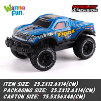 Véhicule tout-terrain RC à l'échelle 1:20 27 MHz 4CH pour enfants avec une portée de 50 m 4WD prêt à rouler