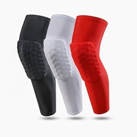 Genouillère réglable unisexe VBOSi 3024 Pro en EVA, design nid d'abeille, antidérapante, support étendu, pour haltérophilie et volleyball