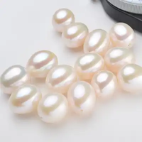 Excellentes perles d'eau douce naturelles en vrac, or rose, noir, blanc, diverses couleurs, perles d'eau douce naturelles