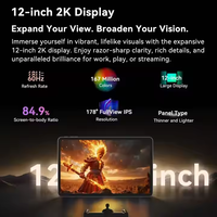 Blackview MEGA 2 Tablette PC Écran 2K FHD+ 12'' Unisoc T615 12 Go+12 Go RAM 256 Go ROM Batterie 9000 mAh Appareil Photo 16 MP Android 15 Tablettes 4G