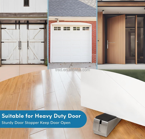 Protector de Pared Silenciador Tope de Puerta, Tope de Puerta Antideslizante de Seguridad Ajustable, Tope de Puerta Anticolisión <span class=keywords><strong>sin</strong></span> Perforación - Product Image 6