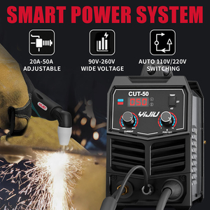 YIJIU <b>CUT</b> 50A <b>Machine</b> 2T/4T Non-Touch Pilot 110V/220V Portable <b>Plasma</b> Cutter Aluminum Steel 20mm Thickness <b>CUT</b>-50 <b>Plasma</b> Cutter - Product Image 2