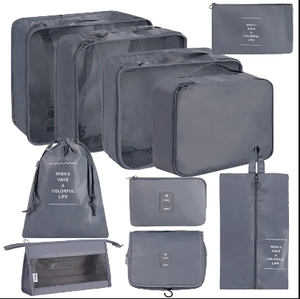 Oem ODM du lịch 10 cái Bộ hành lý tổ chức đóng gói bán buôn tùy chỉnh đóng gói Cubes Set cho du lịch lưu trữ Bag Set - Product Image 1