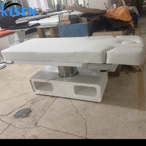Kisen LED Electric Massage Beauty <b>Bed</b> with Adjustable Back and Leg Height Without Armrests <b>Lash</b> <b>Bed</b> Tattoo Chair - Product Image 2