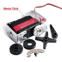 DSSERVO RDS51160 185KG Servomoteur numérique double axe à couple élevé, engrenage métallique, kit de pièces pour système de bras robotique robuste