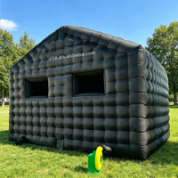 Grande Cubo Gonfiabile per Discoteca, Tenda LED per Riunioni di Amici, Discoteca Gonfiabile con Luci