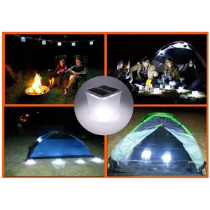 Inflatable năng lượng mặt trời-Powered nhựa <span class=keywords><strong>LED</strong></span> xách tay đèn lồng/Cắm trại ánh sáng/du lịch/đi bộ đường dài ánh sáng/có thể gập lại xe chiếu sáng khẩn cấp/nổi - Product Image 2