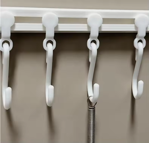 Wall Mounted Kitchen Hook Rack Self-adhesive Hangers <strong>Rail</strong> Sliding Kitchen <strong>Utensils</strong> Spoon Shovel Chopping Board Robe Towel Hooks - Product Image 5