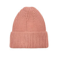 Bonnet de luxe de haute qualité vierge, chaud pour l'hiver unisexe pour femmes adulte tricoté avec logo personnalisé